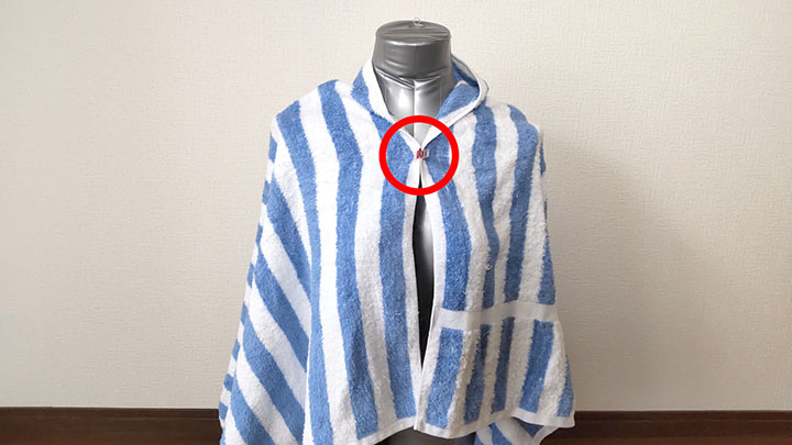スナップ位置に印