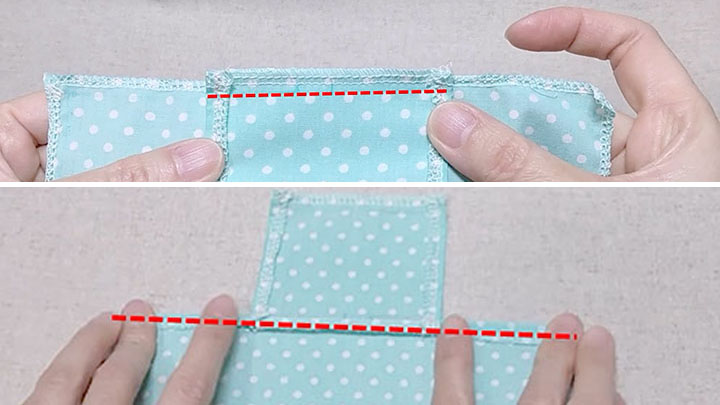 アタッチメントポケット底作り