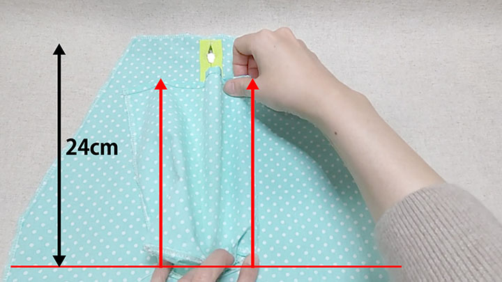 アタッチメントポケット配置