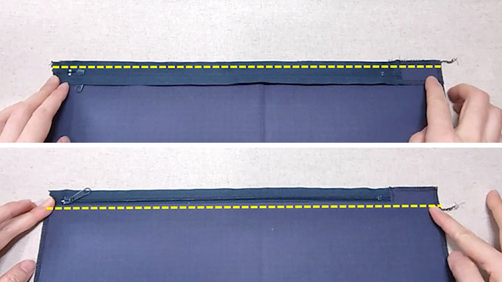 ファスナー縫い合わせ1