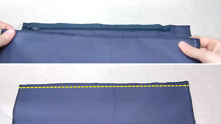 ファスナー縫い合わせ2