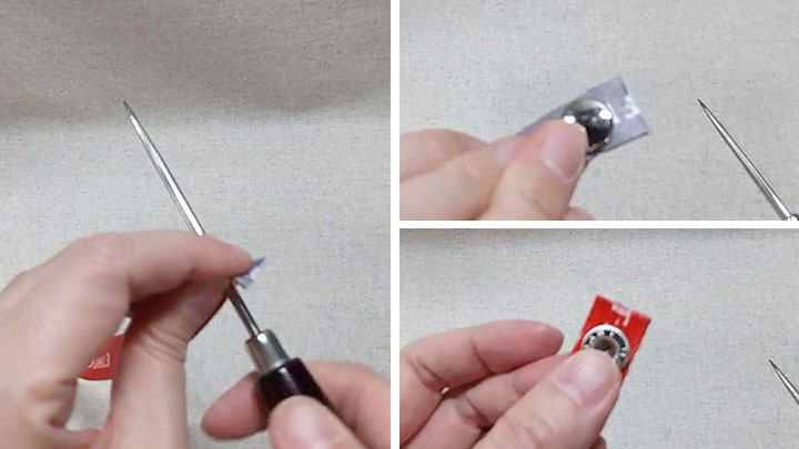 ヘッドとバネ装着