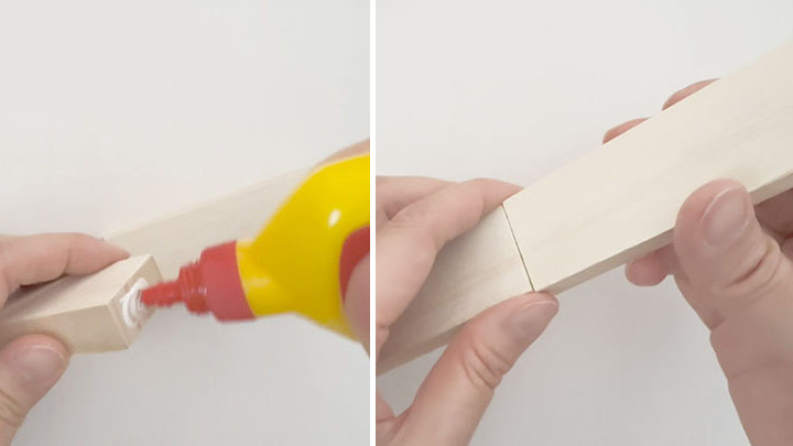 木片貼り合わせ