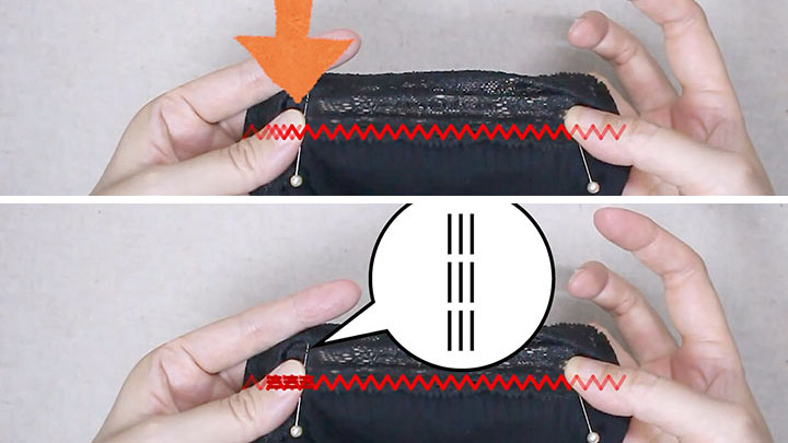 縫い目処理
